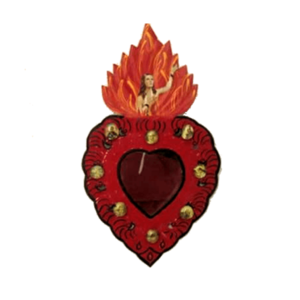 Sacred Heart in Red